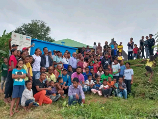 Komunidade Aldria Kaisoru foto hamutuk hela ho ekipa SASCAS-PM.