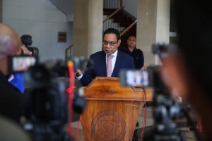 PJR, Jose da Costa Ximenes ko&#039;alia hela ba midia sira iha Palasiu PR, Dili