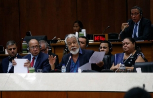 East Timor Chief Negotiator for Maritime border talking to Parliament last week
