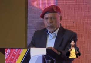 Eis Kandidatu Prezidente Repúblika (PR) Primeira Volta, Tenente Jenerál Reformadu Tito da Costa Cristovão ‘Lere Anan Timur&#039;.