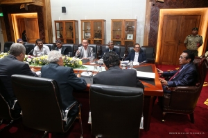 Ulun bo&#039;ot sira husi Konviksaun Relijioza tu&#039;ur hamutuk ho Prezidente da Republika Dr. Francisco Guterres hodi fo hanoin kona ba solasaun ba Impasse politika nasaun hasoru, iha Palasiu Prezidensial (31/01)