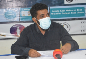 Diretór Ezekutivu Forum Organizasaun Noun Govermentál Timor-Leste (FONGTIL), Daniel Santos do Carmo.