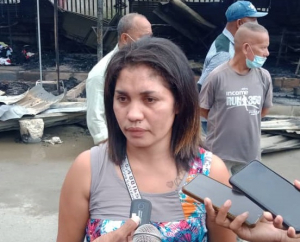 Vítima insendiu Manleuana, Leolinda Maria Soares.