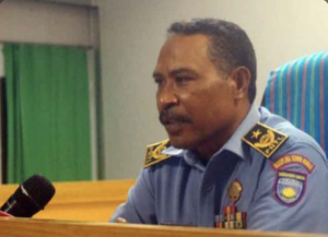 Komadante Jerál Polísia Nasionál Timor Leste (PNTL), Komisáriu Faustino da Costa.