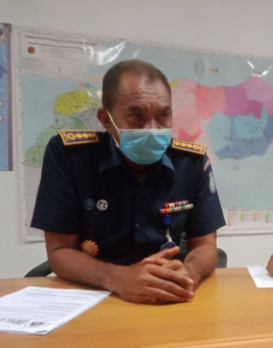 Portavoz Polísia Nasional Timor-Leste (PNTL), Superintendente Xefe Arnaldo de Araújo.