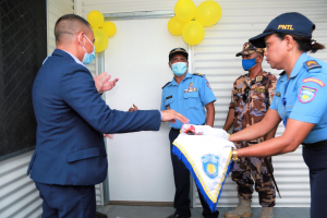 Vise-MI Antonio Armindo Inaugura Postu UPF iha Suku Cova, Postu Administrativu Balibo, Munisipiu Bobonaro. 