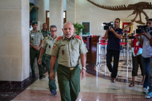 Major Jeneral Lere Anan Timur iha Koridor Palasiu Prezidente Ai Tarak Laran 