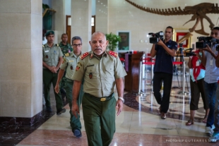 Major Jeneral Lere Anan Timur iha Koridor Palasiu Prezidente Ai Tarak Laran 