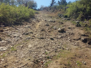 Kondisaun estrada  rurál husi Halimesak ba Poerema, iha Postu Administartivu Kailaku, Munisípiu Bobonaro.