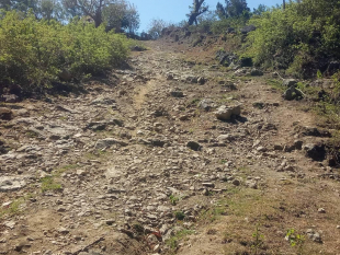 Kondisaun estrada  rurál husi Halimesak ba Poerema, iha Postu Administartivu Kailaku, Munisípiu Bobonaro.