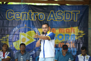 Sekretáriu Jerál Partidu CASDT, Gally Soares Araujo.