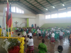 Estrutura OPMT hala&#039;o hela konferensia iha salaun ginazio vila nova baukau, domingu (24/10).