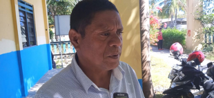 Diretór servisu agrikultura Munisípiu Baukau, Moises Lobato Pereira, ko&#039;alia hela ba média iha salaun uma dame, Uatulete Baukau, sesta (22/07).