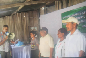 Ema na’in-4 ne&#039;ebé simu hela pose iha Suku Uailili atu lidera MORAKX-KXG iha Munisípiu Baukau, domingu (23/01).