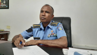 Komandante PNTL Munisípiu Dili Superentendente Xefe Henrique da Costa, iha nia kna&#039;ar fatin Dili Tersa (25/08)