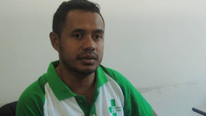 Xefe Departementu Kualiti Kontrolu HoREX Baukau, Mario Marcelo Sarmento, ko&#039;alia hela ba mídia iha kna&#039;ar fatin, sesta (03/06).