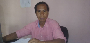 Diretór Protesaun Sivil Baukau, Nelson Nunes ko&#039;alia hela ba www.tempotimor.com iha kna&#039;ar fatin vila nova, tersa (01/03).