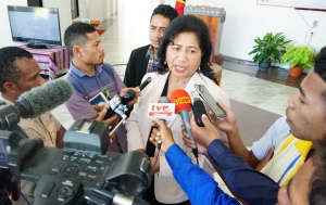 Prezidente Cruz Vermelha Timor-Leste (CVTL), Madalena Fernandes Melo Hanjam Costa Soares.