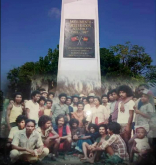 Desteradu Atauro ho monumentu iha Atauro