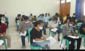 Joven sira ne’ebé tuir hela formasaun lian koréa iha Munisípiu Baukau.