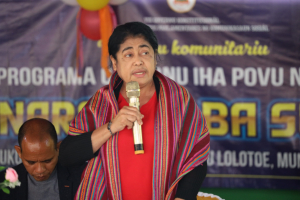 Ministra Saúde (MS), Odete Maria Freitas Belo.