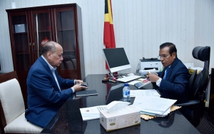 PM Taur Matan Ruak ho Ministru Estadu Agui Perreira