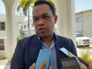 Vise Prezidente PN, Luis Roberto da Silva ko&#039;alia ba Jornalista sira iha resintu Parlamentu Nasional (12/5)