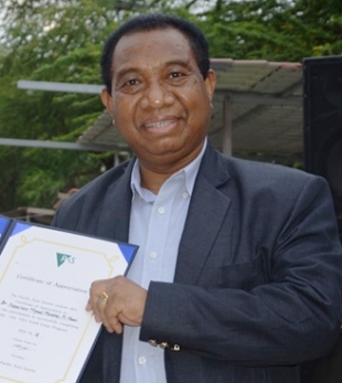 Reitor UNTL, Dr. francisco Miguel Martins, M Hum