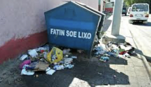 Fatin lixo ne’ebé prepara iha kapitál nasaun.