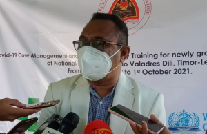 Diretór Klíniku Ospital Nasionál Guido Valadares, Marcelino Correia.